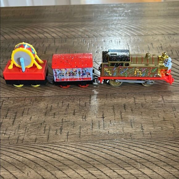 75 Thomas Birthday 🎂 Celebration 🎉 Train 🚂 with party car & drum 🥁 - Picture 3 of 17